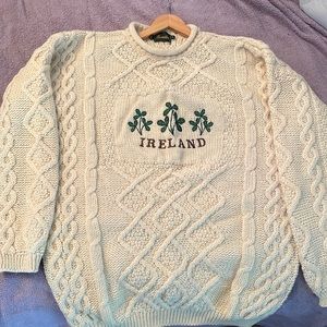 Irish wool heavy sweater. Men’s size large.